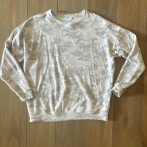 Athleta Gray Camo Sweatshirt- size M